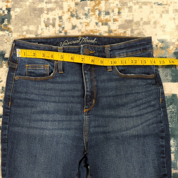 Universal Threads Blue Skinny Jeans - Women's Size 8 Classic Basic Denim Casual - Picture 12 of 14